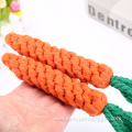 Pet Carrots Shape Knot Rope Toys